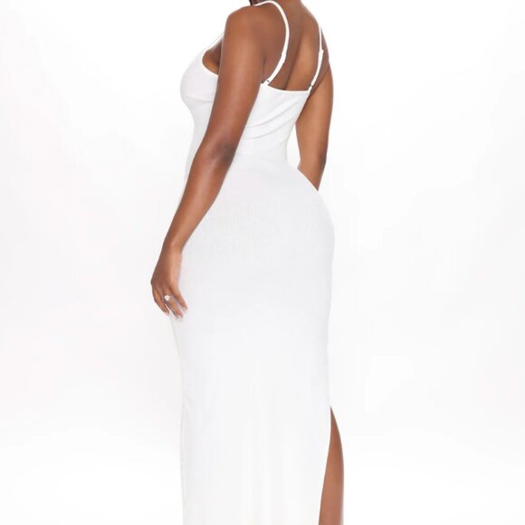 Fashion Nova Doing My Thing Maxi Dress - White - Picture 4 of 6